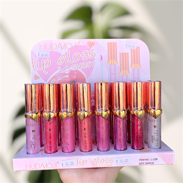 Batom Lip Gloss Shiny Hudamoji