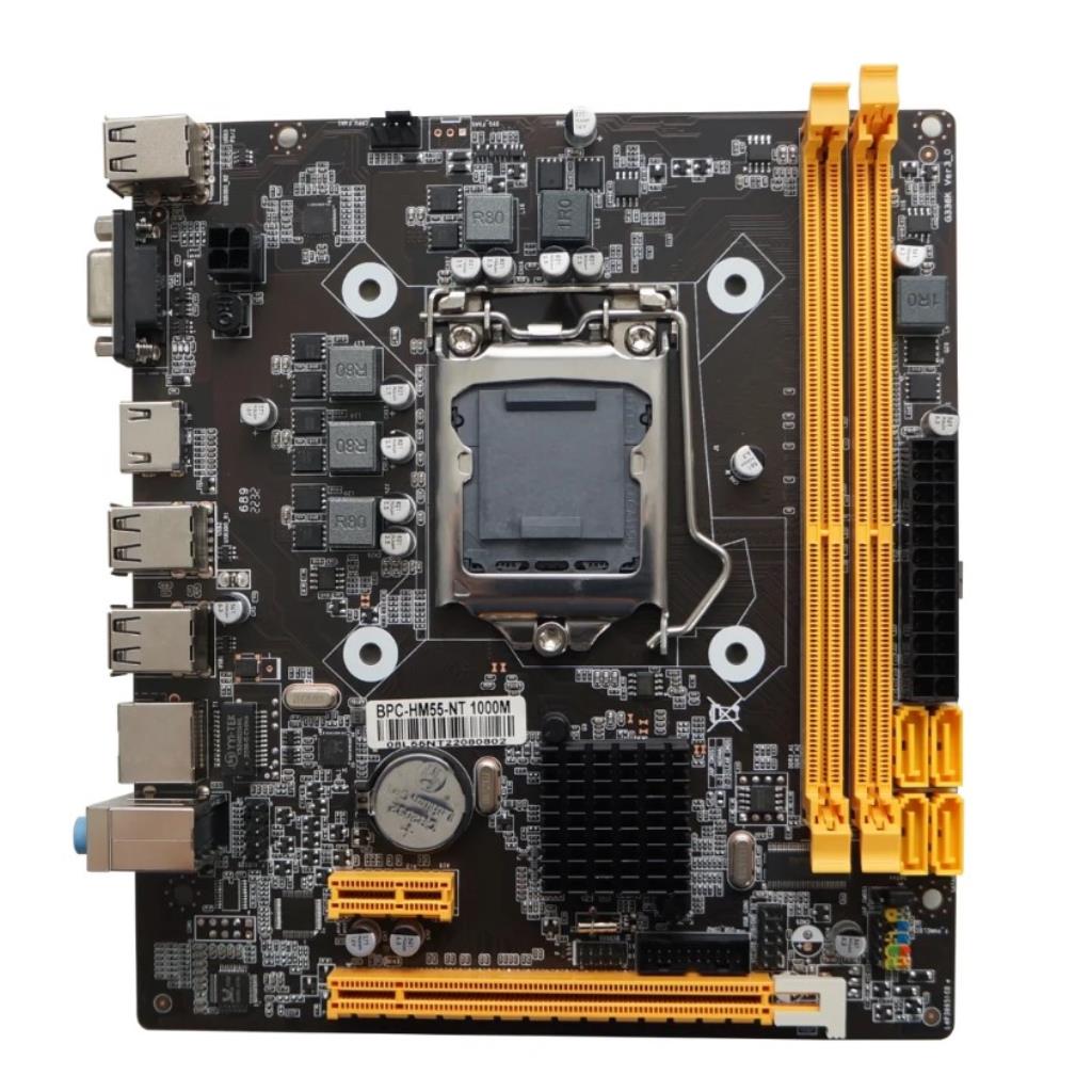 Placa Mãe (Intel) Desktop BrazilPC 1156 DDR3 BPC-HM55-NT 1000M