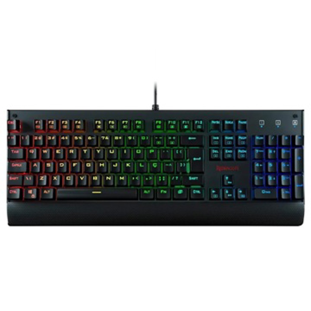 Teclado Mecânico Redragon Kala, RGB, Switch Brown, K557RGB-PT-BROWN
