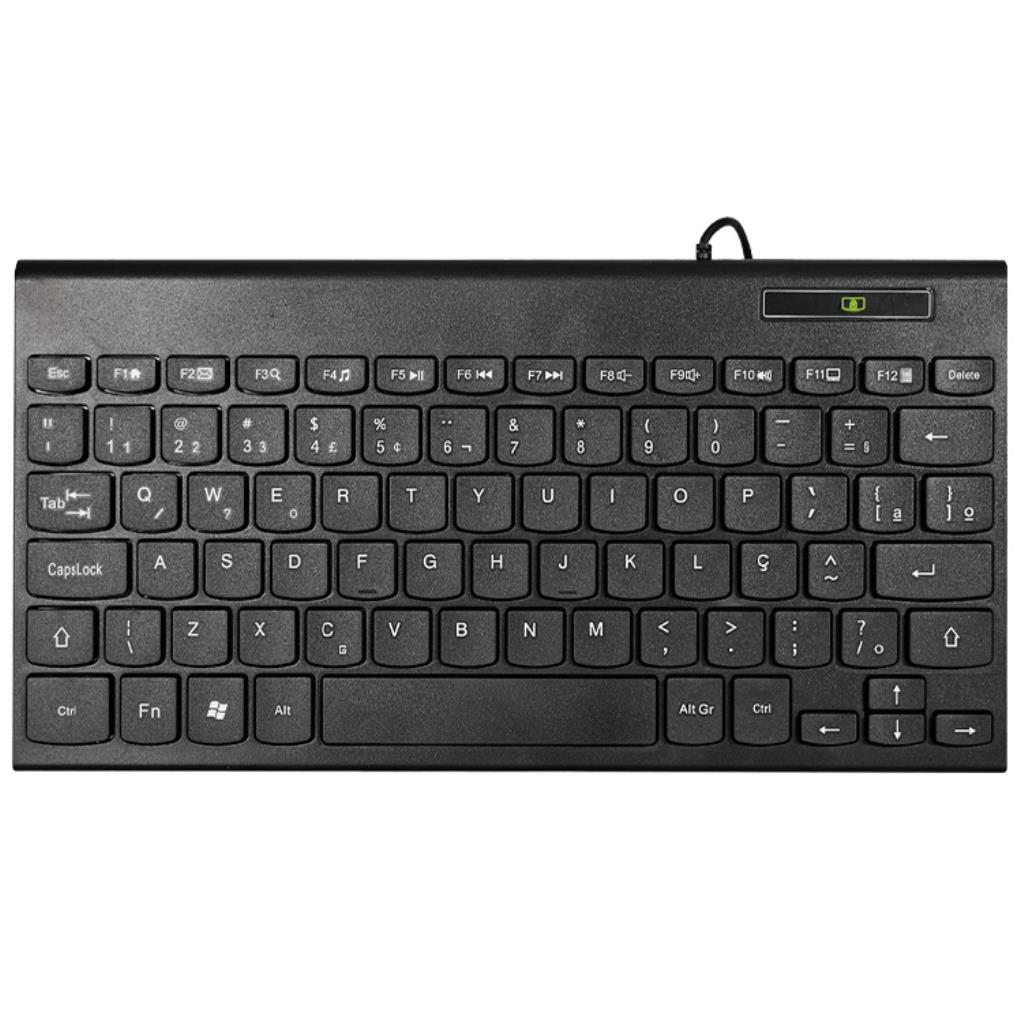 Teclado K-Mex Multimidia ABNT 2 KM-3528 USB Preto