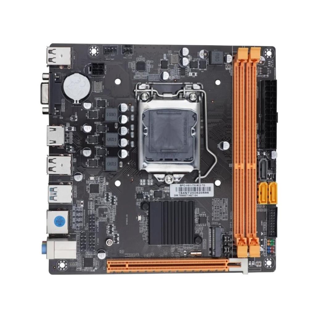 Placa Mãe (Intel) Desktop BrazilPC 1155 DDR3 BPC-H61-ITX-M.2-TG