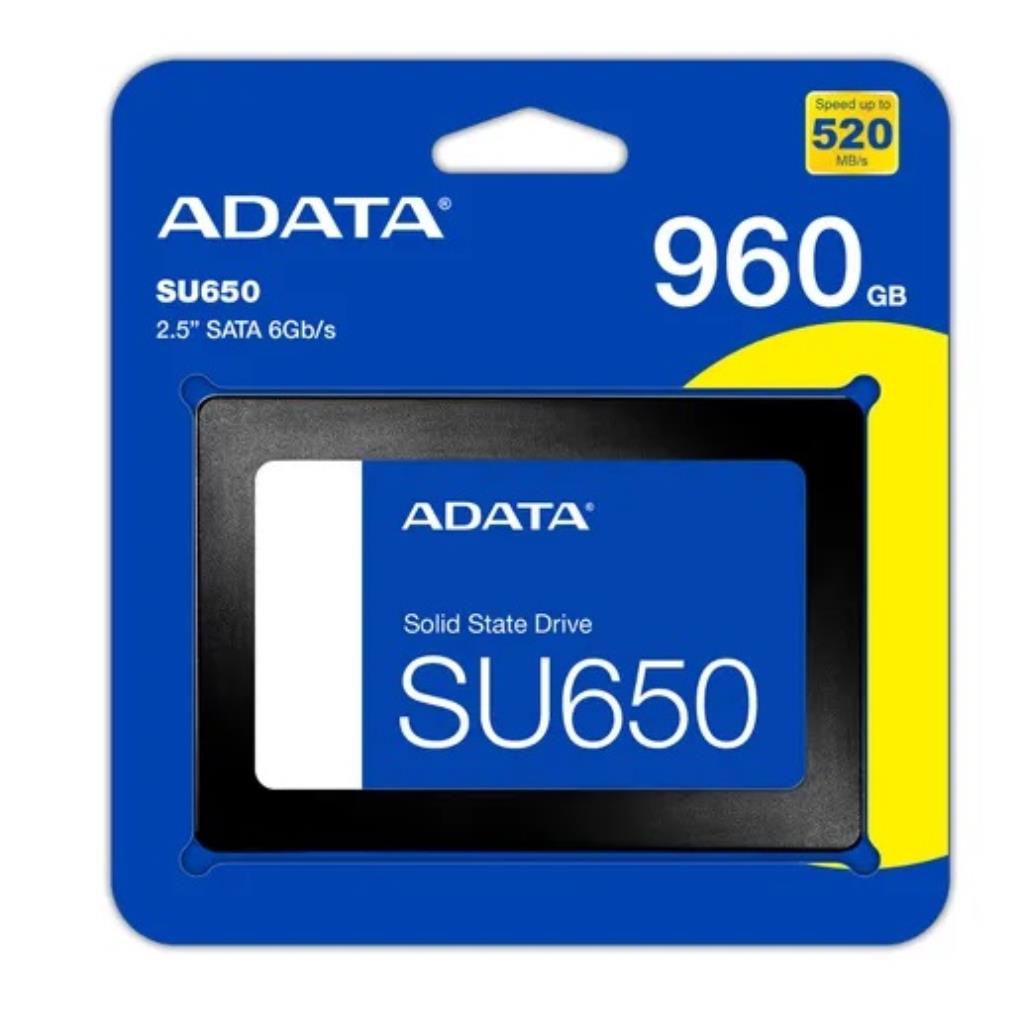 SSD Adata 960GB 2,5" SATA III 6GB/S - ASU650SS-960GT-R