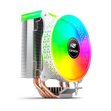 Air Cooler Fan CPU FC-L150RGB C3Tech Gaming Branco