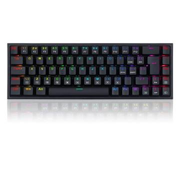 Teclado Redragon Mecânico Gamer Castor RGB Preto Switch Marrom ABNT2 K631-RGB
