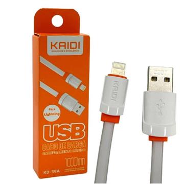 Cabo USB para Lightning Kaidi KD-39A 1m