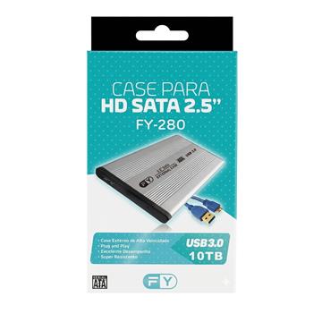 Case Sata p/ HD 2,5 USB 3.0 em Alumínio FY-280