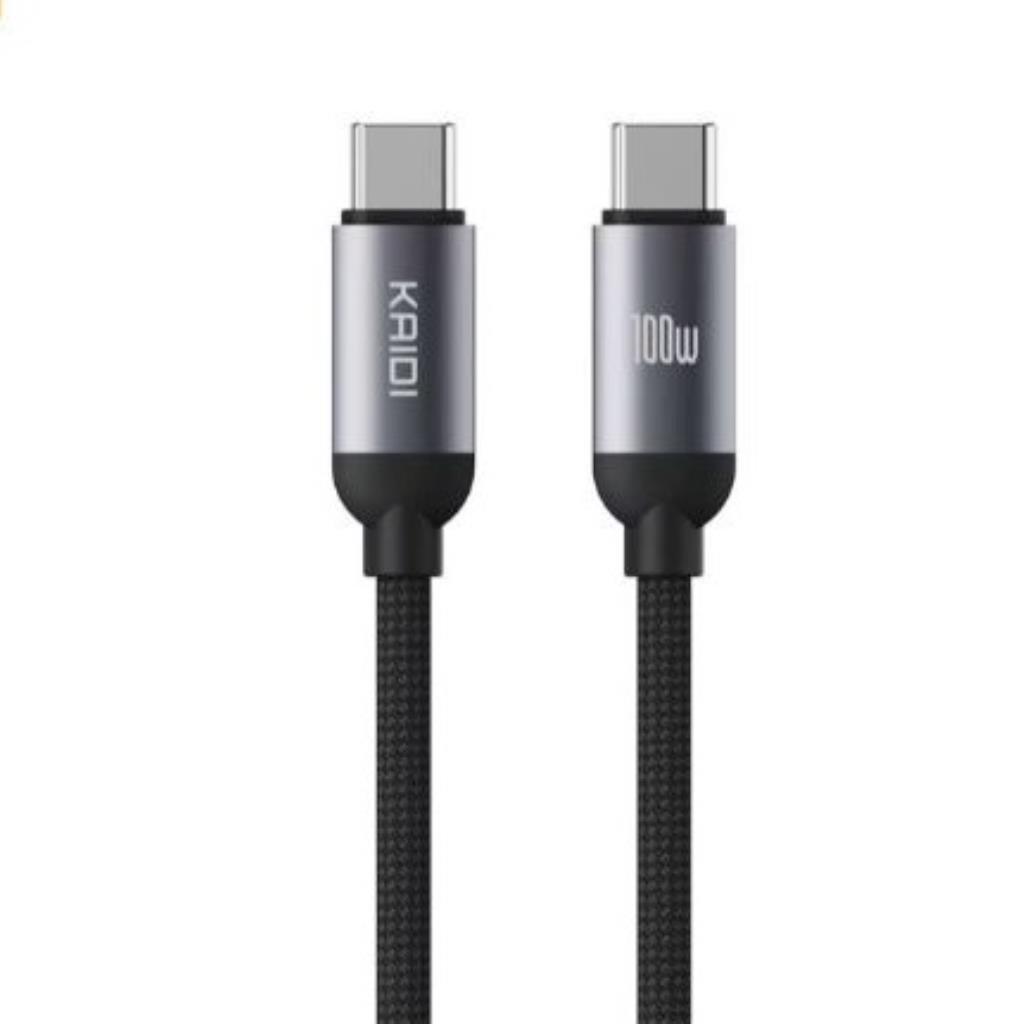 Cabo Turbo Kaidi KD-46 100W Tipo-C/Tipo-C 1m