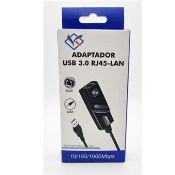 Adaptador de Rede Ethernet USB 3.0 Para RJ45 Gigabit 10/100/1000 Mpbs Gbps - Contaty