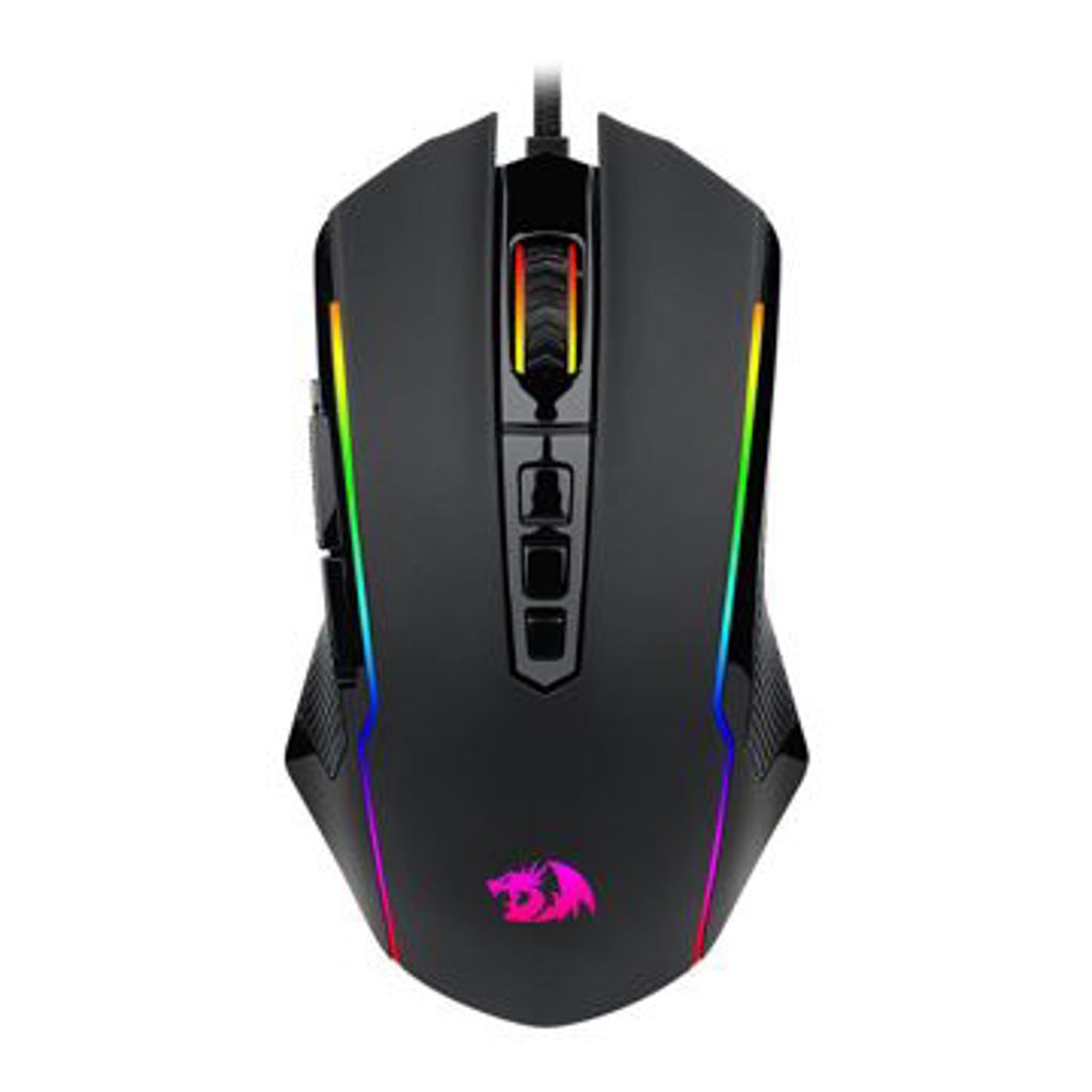 Mouse Gamer Redragon Ranger Basic, RGB, 8000DPI, 9 Botões, USB, Preto, M910-K