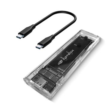 Case para SSD M.2 Sata USB-C 3.0 CH-M100 C3Tech
