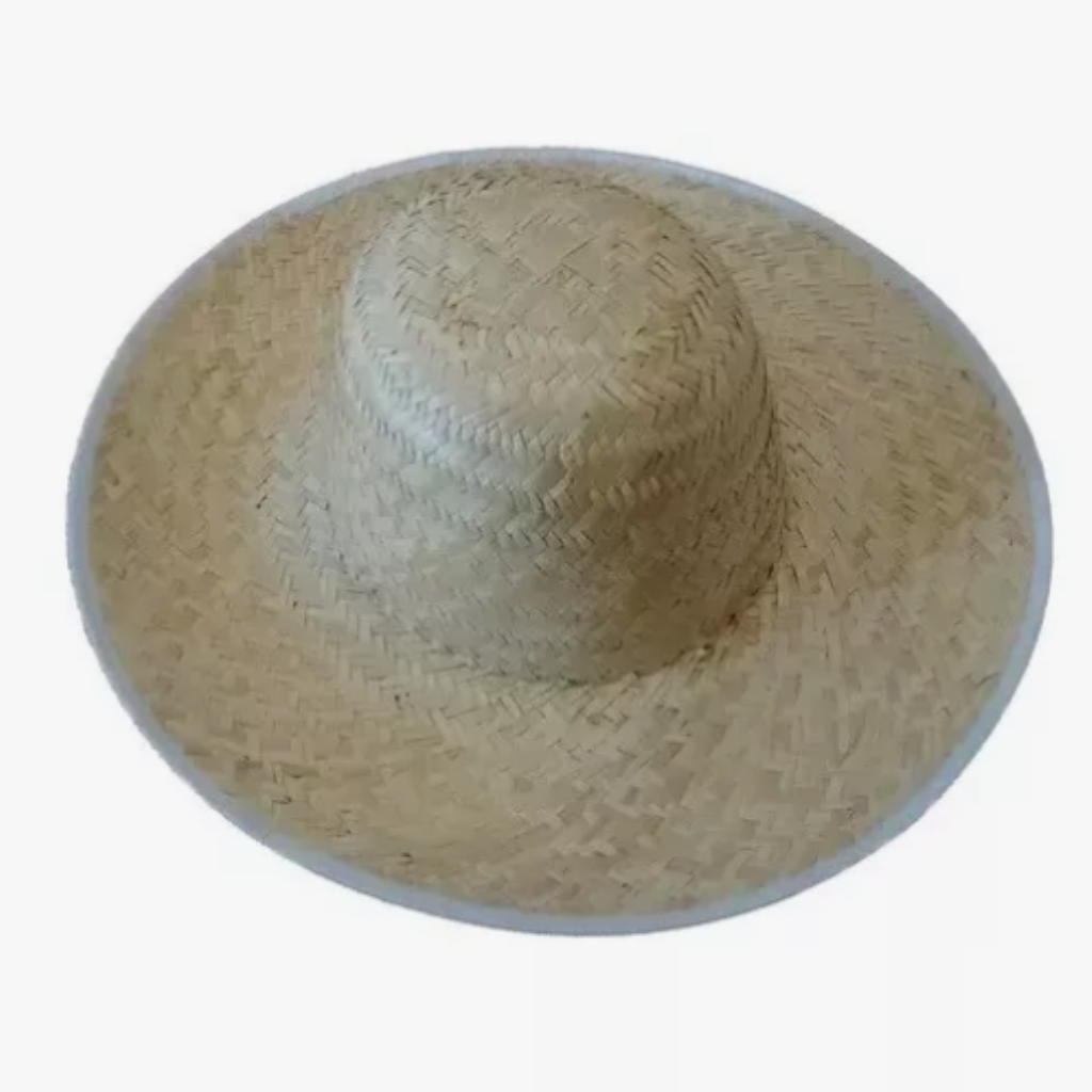 CHAPEU DE PALHA PEROLA ABA10 40CM SAMIA CHAPEUS KOPAL