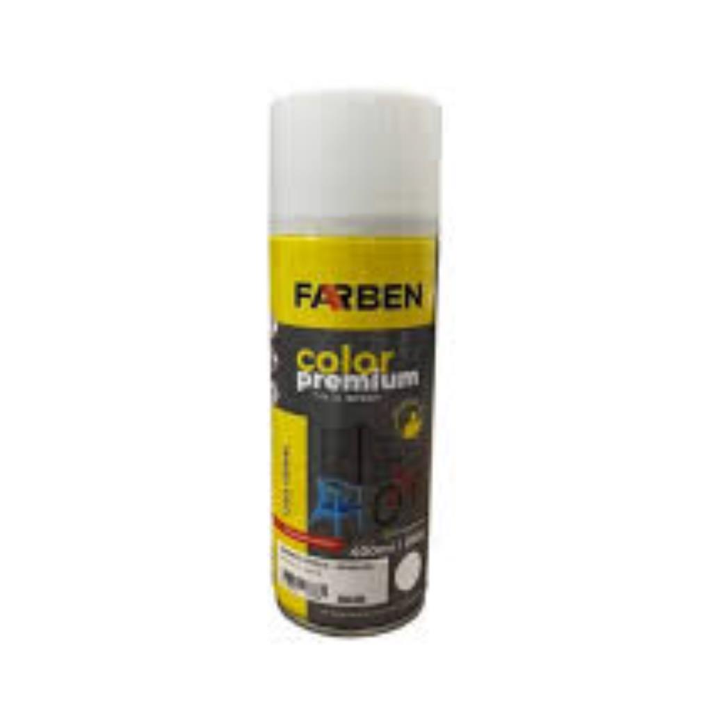 TINTA SPRAY FARBEN 400ML X 280G BRANCO BRILHANTE
