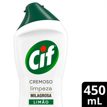 LIMPADOR CREMOSO CIF 450ML LIMAO