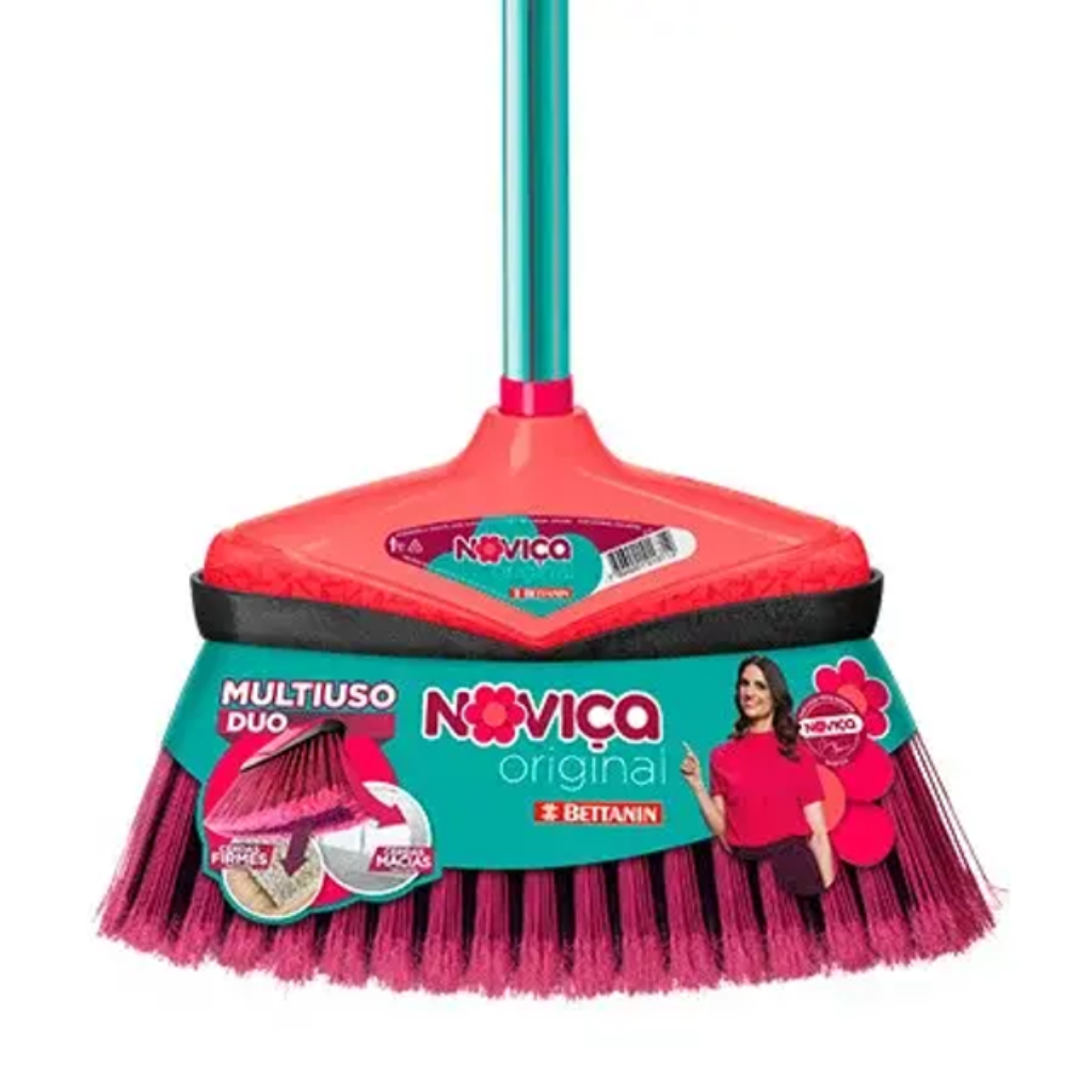 VASSOURA NYLON NOVICA ORIG C/CABO
