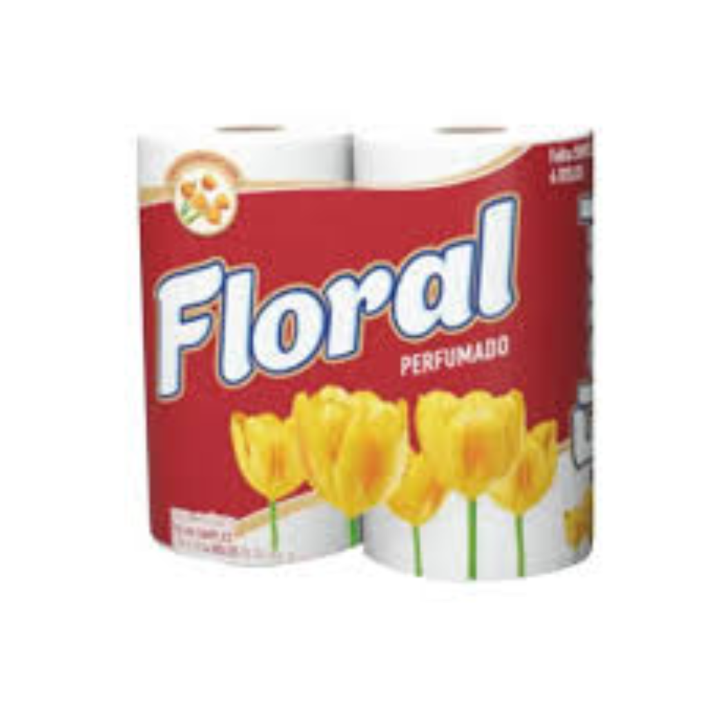 PAPEL HIG FLORAL 30M 4UN PERFUMADO