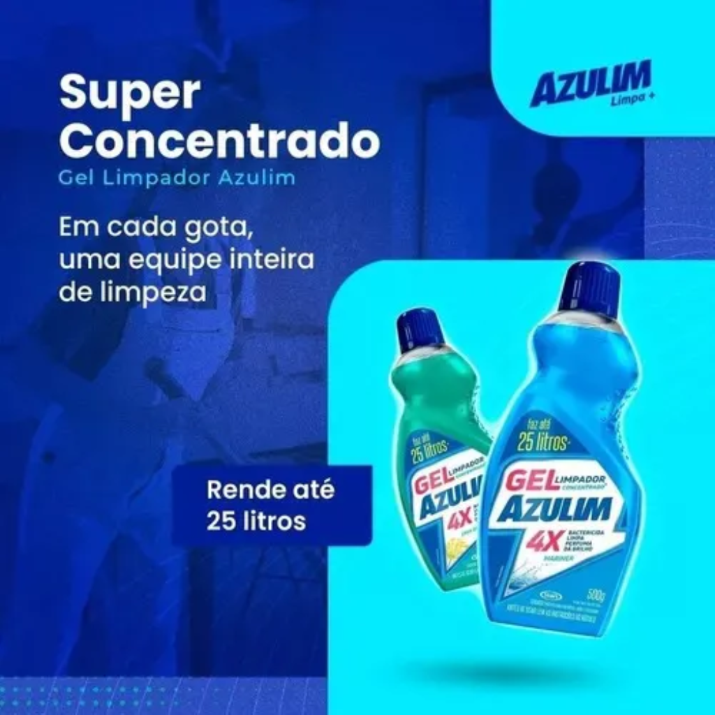 DESINFETANTE EM GEL AZULIM 500GR MARINER