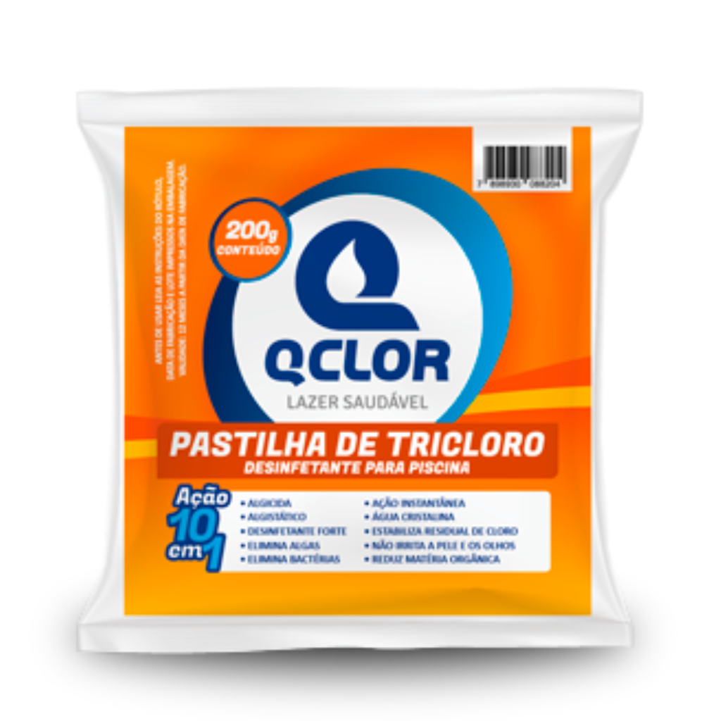 CLORO PASTILHA QCLOR 90% 200GR