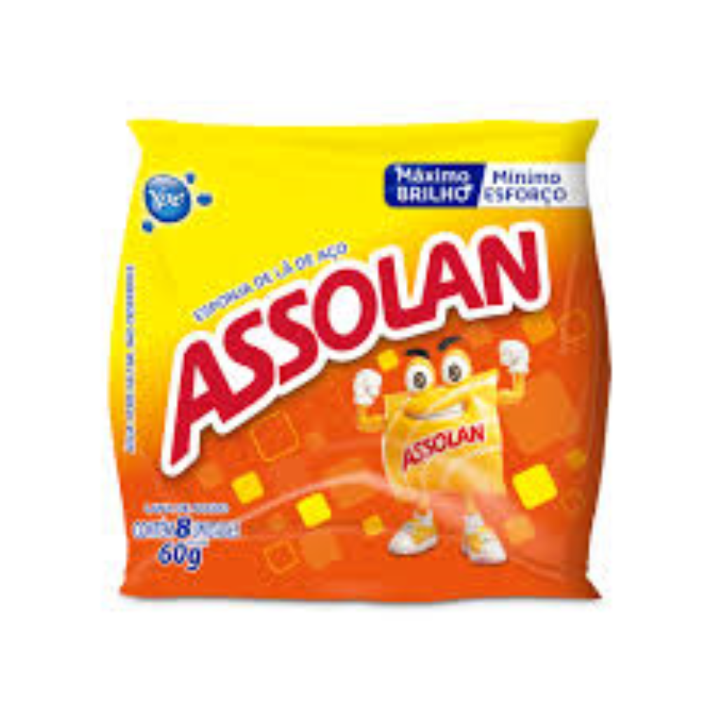 ESPONJA DE ACO ASSOLAN C8UN