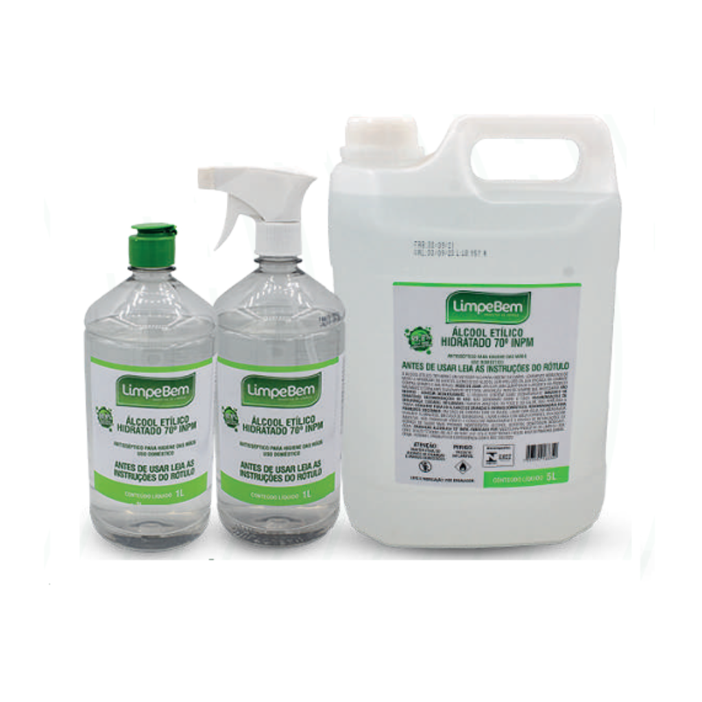 ALCOOL LIQ 70% LIMPEBEM 5LTS
