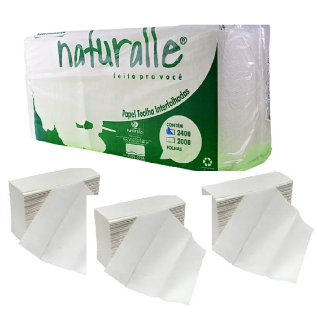 PAPEL TOALHA INTERF NATURALLE C2400FLS