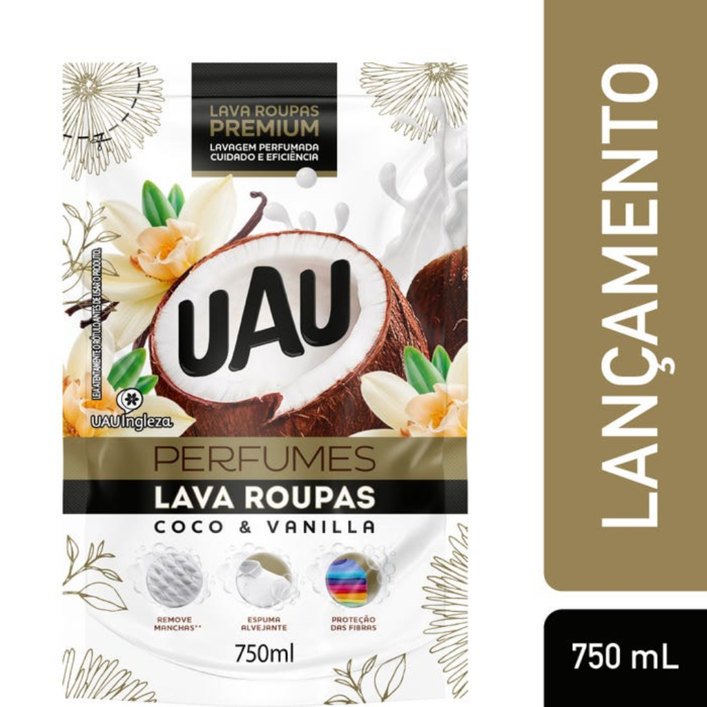 LAVA ROUPAS UAU SACHE 750ML COCO/VAN