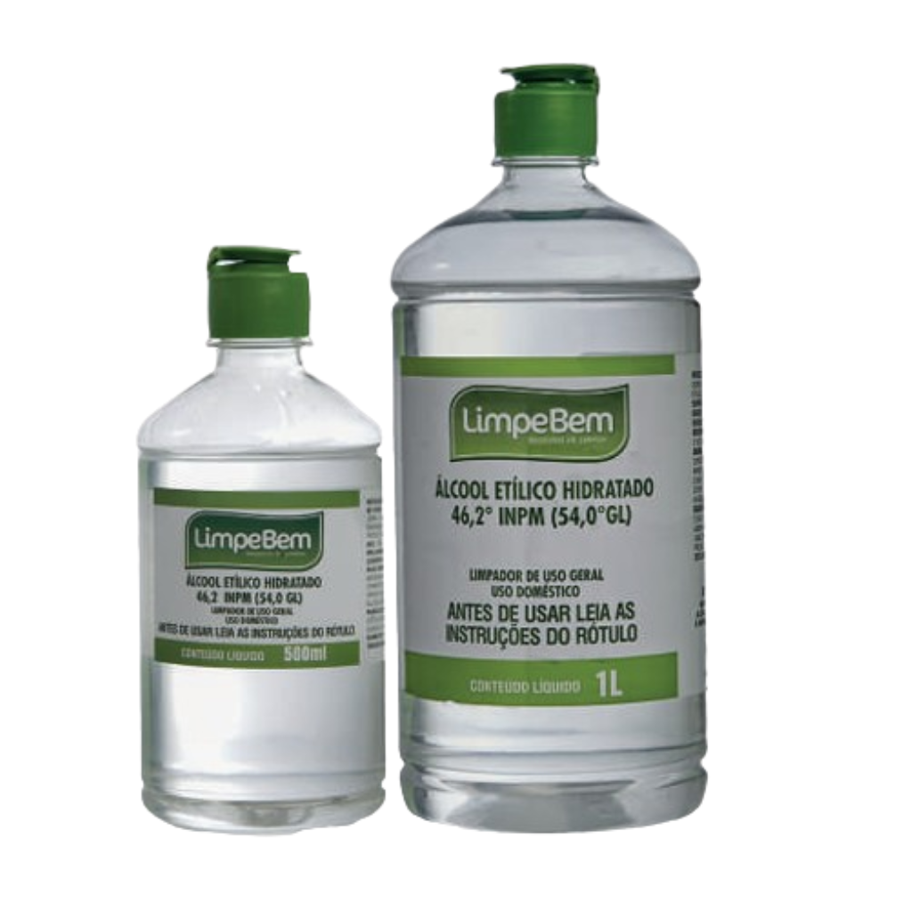 ALCOOL LIQ 46% LIMPEBEM 1LTS
