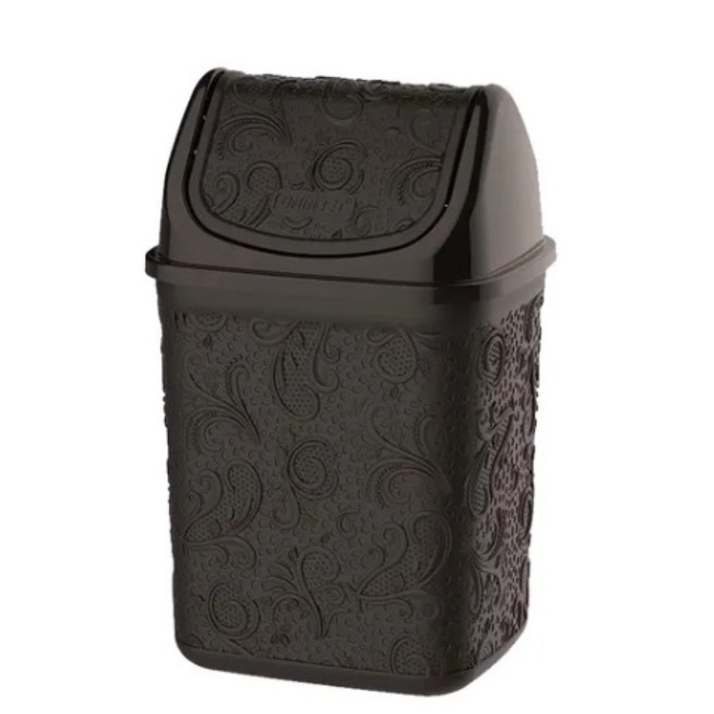 CESTO PIA UNINJET FLORAL 4,5L PRETO