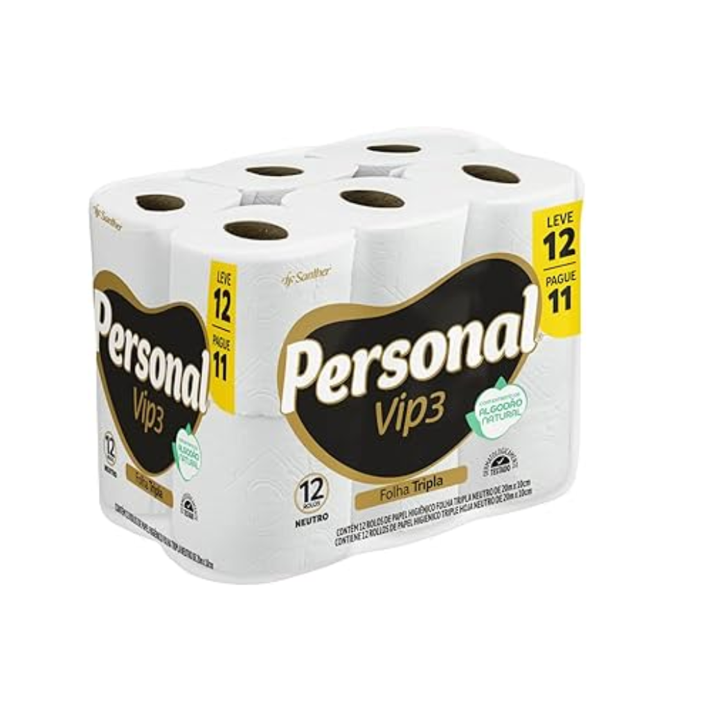 PAPEL HIG FD PERSONAL VIP 20M 12UN NEUTRO