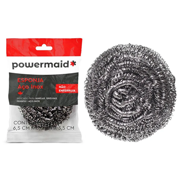 ESPONJA ACO INOX POWERMAID C1UN