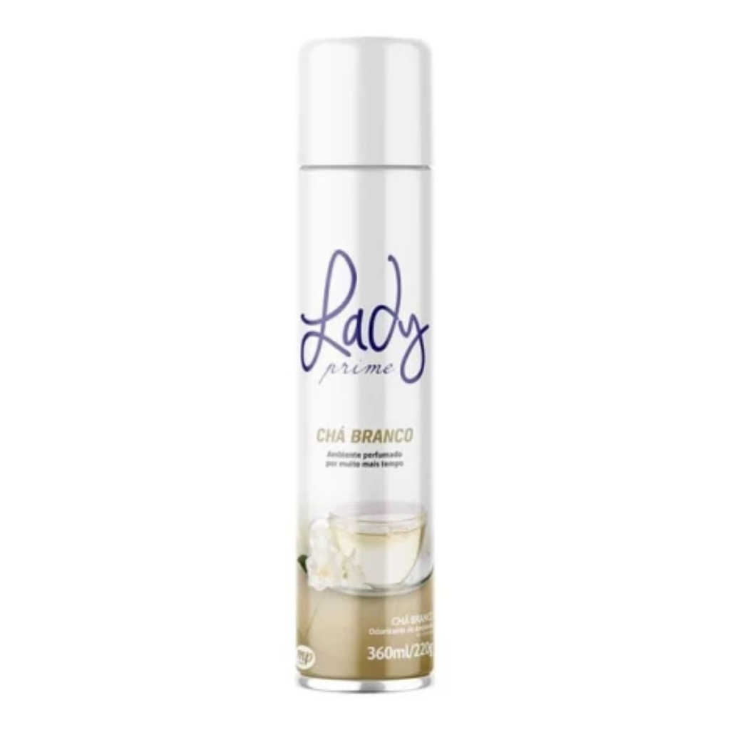 ODORIZADOR SPRAY LADY 360ML CHA BCO