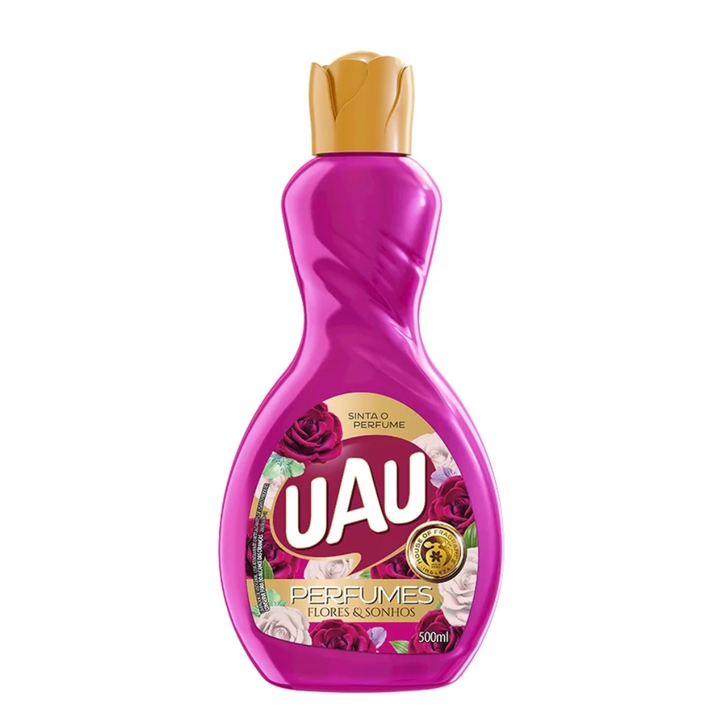 LIMPADOR PERF UAU 500ML FLORES/SONHOS