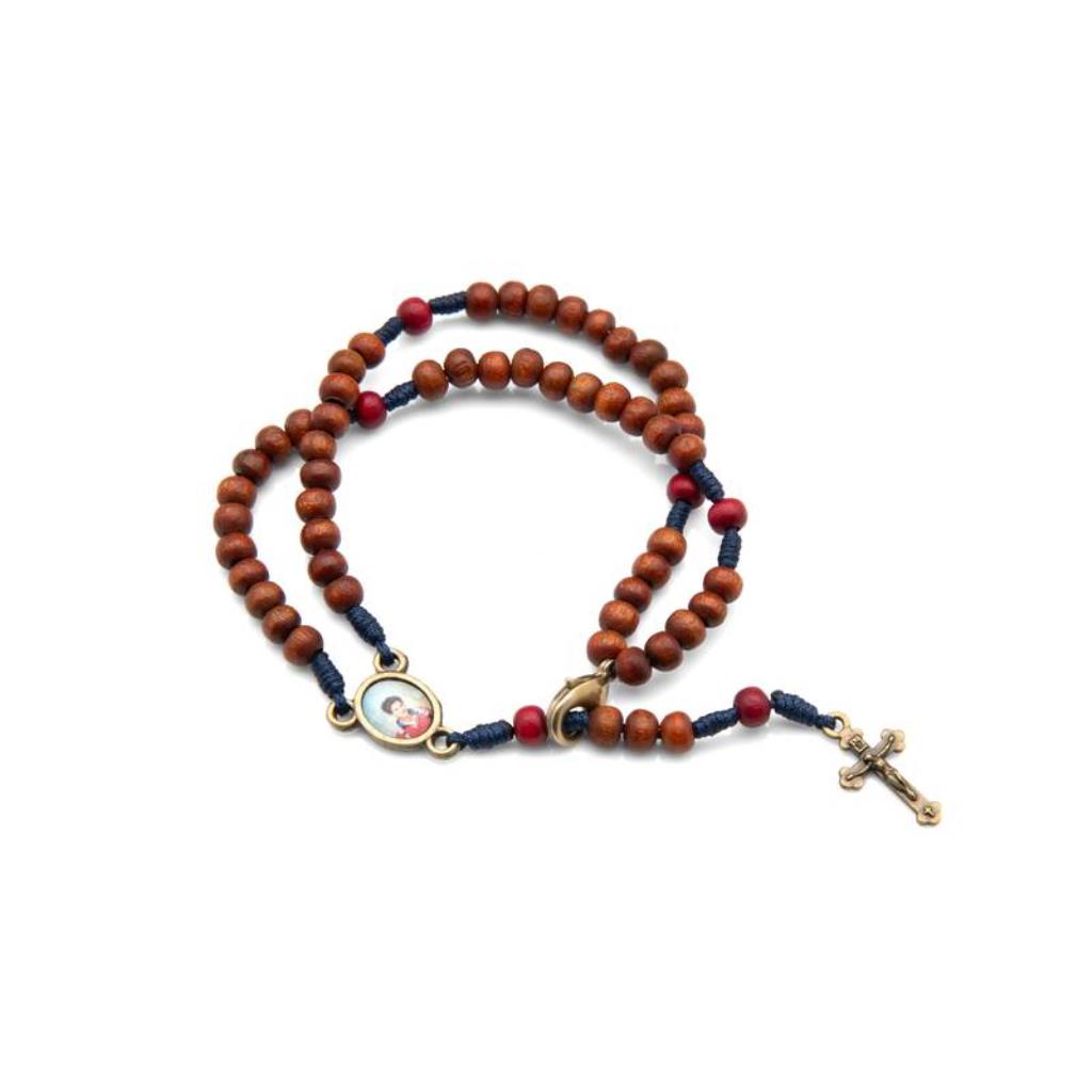 PULSEIRA TERÇO MADEIRA - CARLO ACUTIS