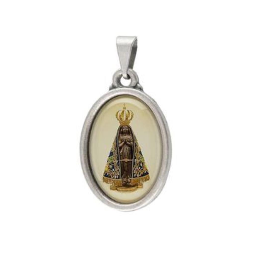 MEDALHA OVAL MÉDIA NOSSA SENHORA APARECIDA