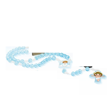 TERÇO INFANTIL ANJO DA GUARDA - AZUL