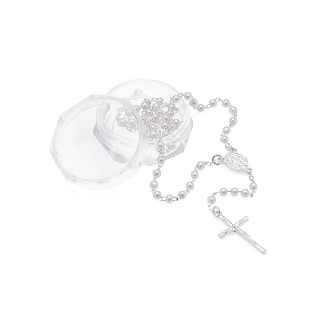 TERÇO PÉROLA BRANCA - 3MM