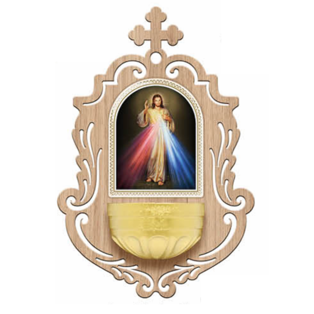PIA DE ÁGUA BENTA DEVOCIONAL - JESUS MISERICORDIOSO