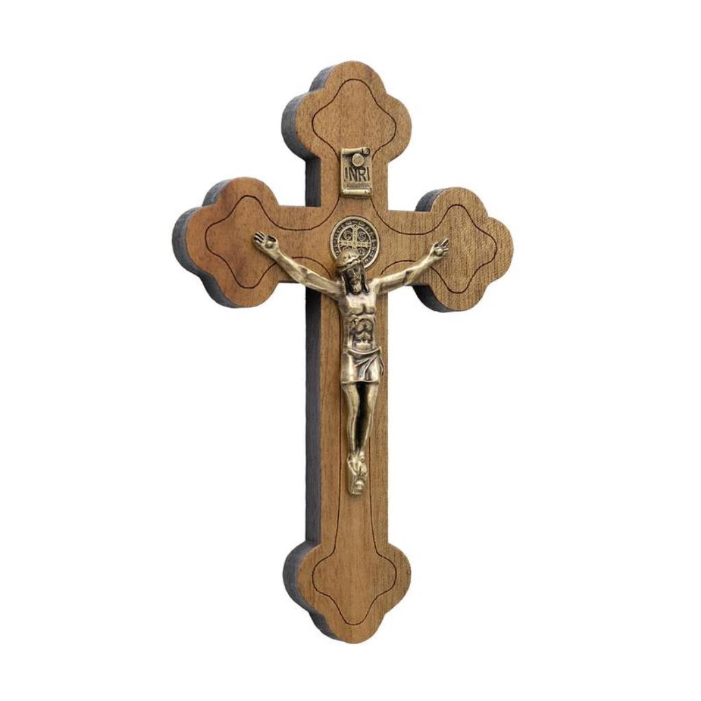 CRUCIFIXO MADEIRA 12CM