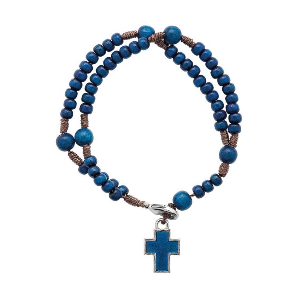 PULSEIRA TERÇO INFANTIL AZUL