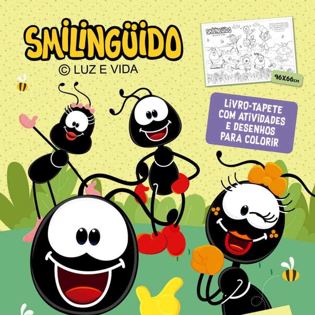 TAPETE SMILINGUIDO PARA COLORIR