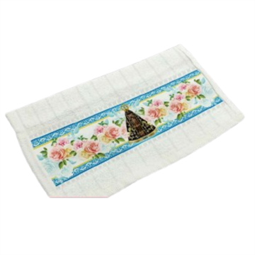 TOALHINHA NOSSA SENHORA APARECIDA FLORAL