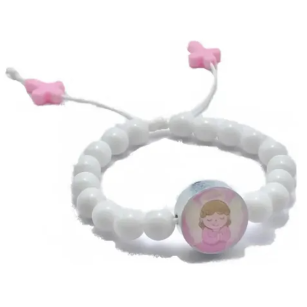 PULSEIRA INFANTIL - ANJO ROSA
