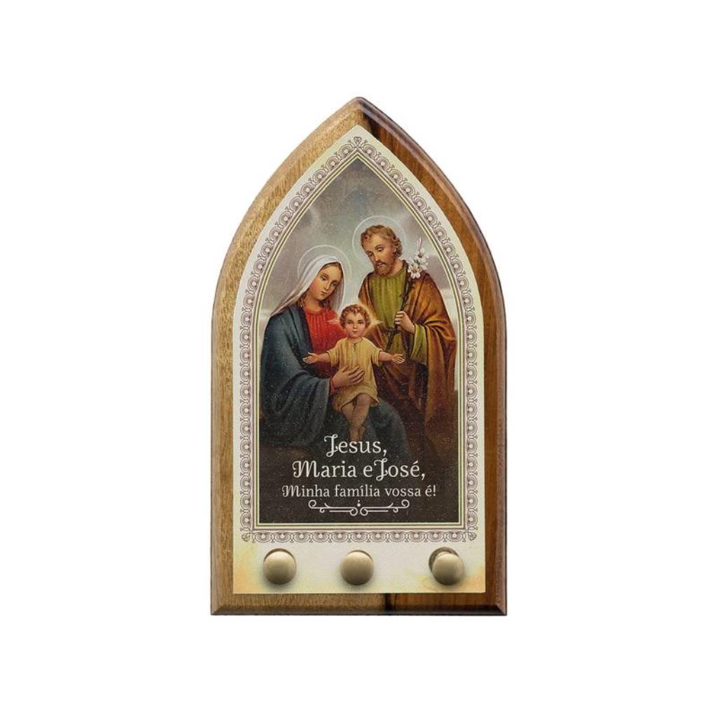 PORTA CHAVE CAPELINHA SAGRADA FAMÍLIA