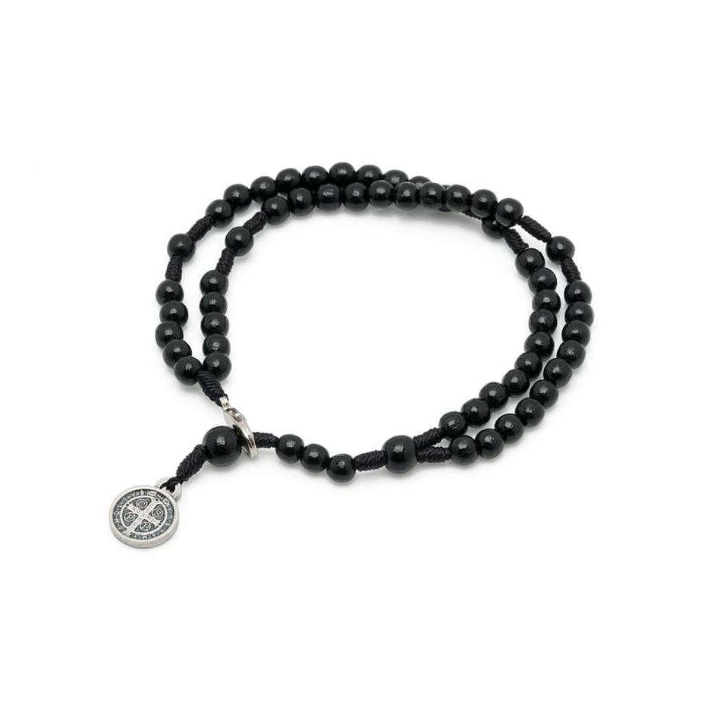 PULSEIRA TERÇO PRETA SÃO BENTO