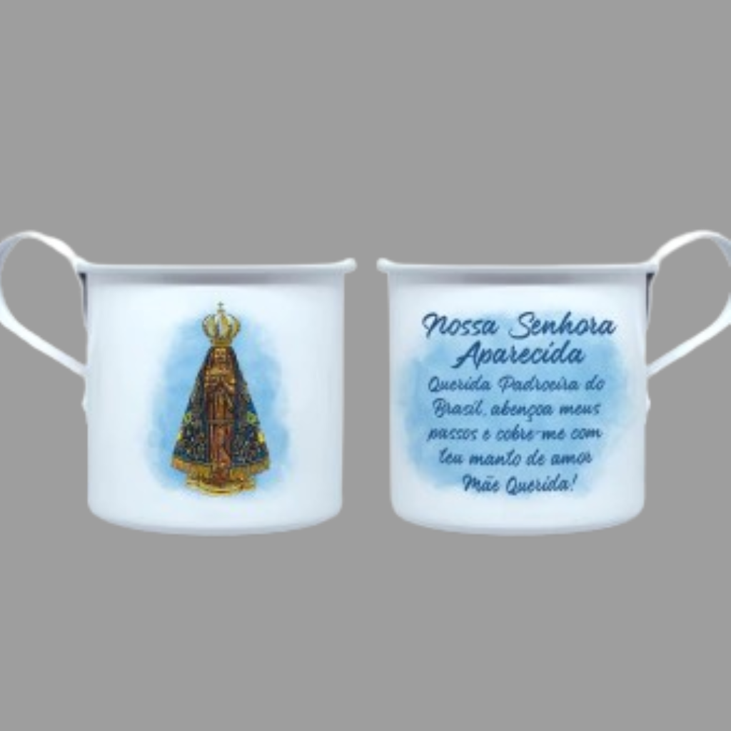 CANECA DE ALUMÍNIO - NOSSA SENHORA APARECIDA