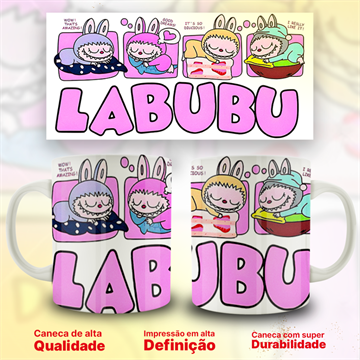CANECA PERSONALIZADA LABUBU