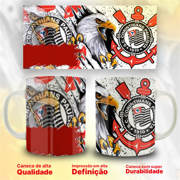 CANECA PERSONALIZADA CORINTHIANS