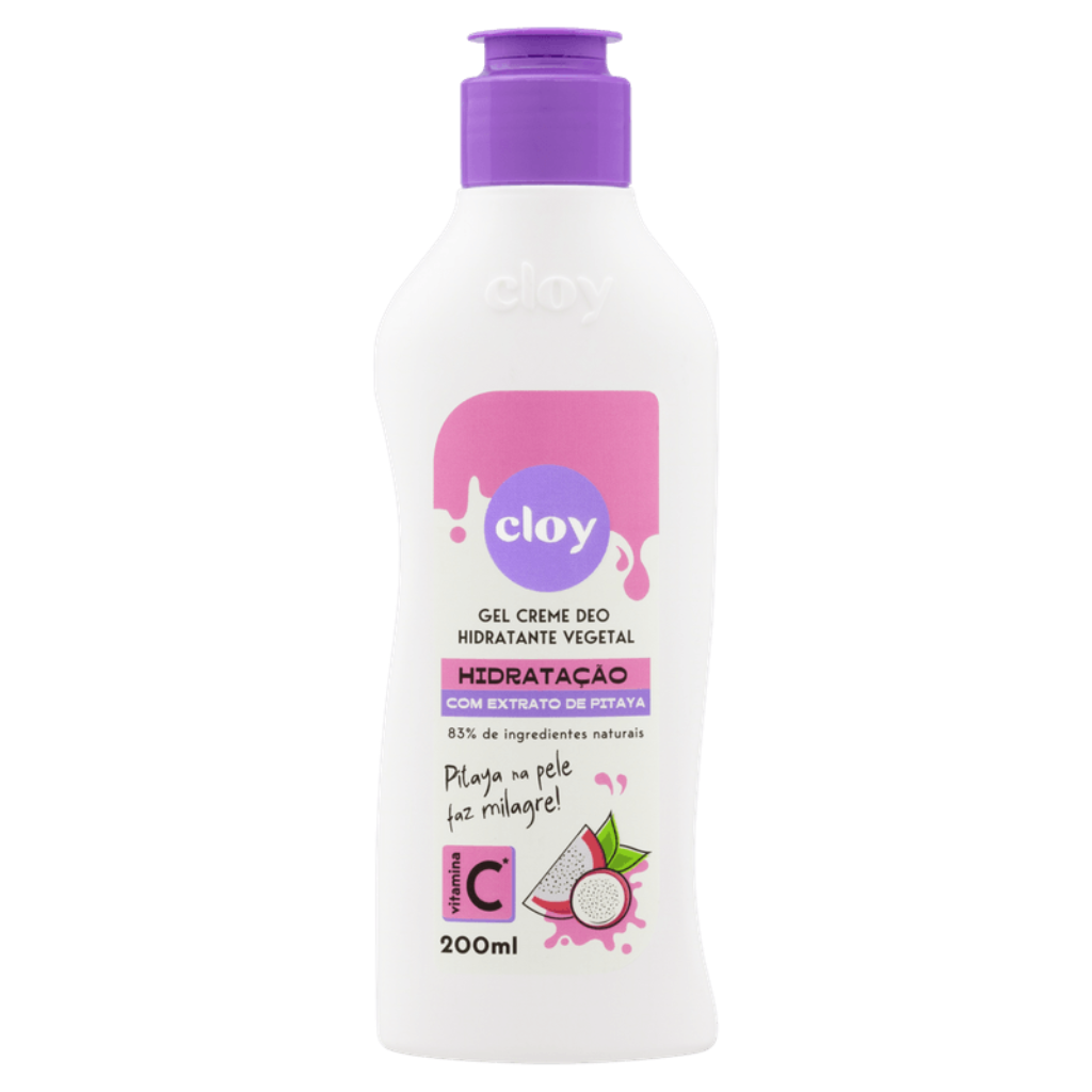 GEL CREME DEO HIDRATANTE PITAYA - CLOY