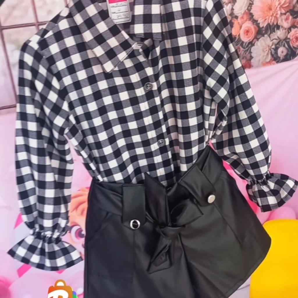 CONJUNTO INFANTIL CAMISA SHORT TAM 4