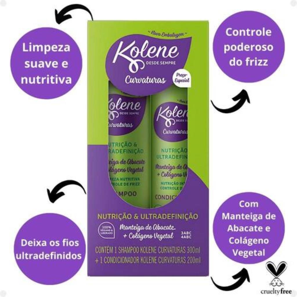 KIT SHAMPOO E CONDICIONADOR CURVAS