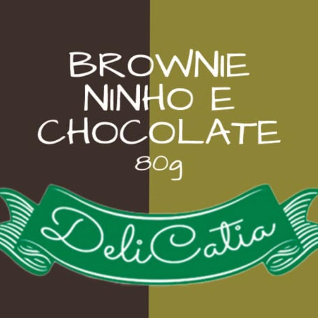 Brownie Delicatia Ninho e Chocolate